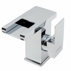 Змішувач для умивальника світлодіодний Platinex NSB016, Хром Хуст