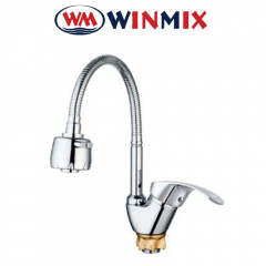 Смеситель для кухни Ухо на гайке Winmix Reflector YUB4-135 рефлекторный гусак, Польша Житомир