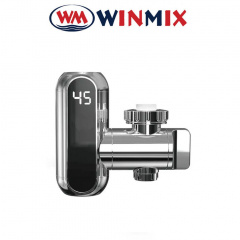 Електричний проточний водонагрівач Winmix Electra 650-E (з індикатором темп) на вилив 3,3 кВт, Хром Слов'янськ