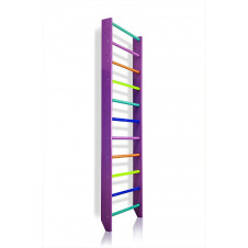 Шведська дитяча стінка SportBaby Sport 0-220 purple дерев'яна фіолетового кольору