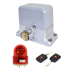 Комплект автоматики для відкатних воріт вагою до 1800 кг Weilai DGY1800Pro kit з сигнальною лампою Чернігів