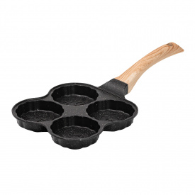 Сковорода для панкейков с антипригарным покрытием Breakfast 19.5x19.5x2.5 см Черный (HP39576B)