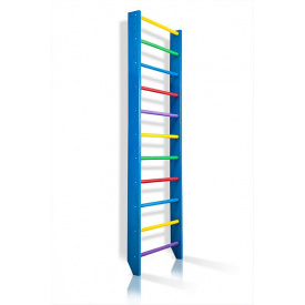 Шведська стінка дитяча SportBaby Sport 0-220 blue дерев'яна блакитного кольору