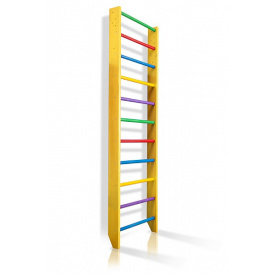 Шведська стінка дитяча SportBaby Sport 0-220 yellow дерев'яна жовтого кольору