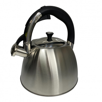 Чайник из нержавеющей стали со свистком квадратный для плиты 3 л Maestro MR-1333-3