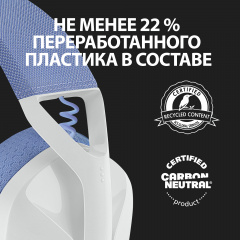 Гарнітура Logitech G435 LIGHTSPEED Wireless Gaming White (981-001074) Васильків