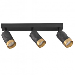 Спот Polux Arras 5.5x39x16.5 см Чорно-золотистий (Pol323552) Сарни