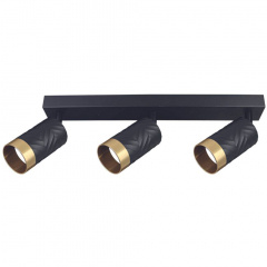 Спот Polux Arras 5.5x39x16.5 см Чорно-золотистий (Pol323552) Сарни