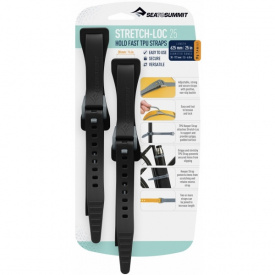 Набор стяжек Sea To Summit Stretch-loc 25 20mm*625mm 2 Pack Black (1033-STS ATD2079-05060119)