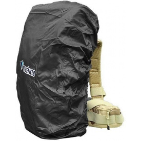 Чехол накидка для рюкзака Рейнкавер Дождевик Mirrow L 55-80 л Черный (71650656)