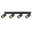 Спот Polux Arras 5.5x59.5x16.5 см Чорно-золотистий (Pol323569) Київ
