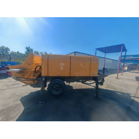 Бетононасос прицепной электрический HBT 50-13-5S, 50 м³/ч, с бетоноводами 100 м