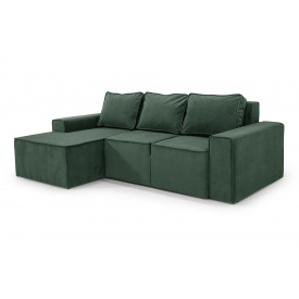 Кутовий диван Манго (260 × 170 см, підсилений, смарагдовий) IMI