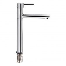 Фото - Змішувач для раковини Qtap Spring з поворотним виливом високий Chrome (QTSPRCRM001XL) Змішувач для раковини Qtap Spring з поворотним виливом високий Chrome (QTSPRCRM001XL)