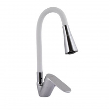 Змішувач для кухні Lidz Tani 008F3 White/Chrome (LDTAN008F3WCR37037)