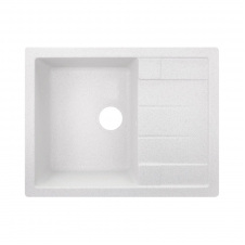 Мийка для кухні Lidz 650x500/200 WHI-01 білий (LIDZWHI01650500200)