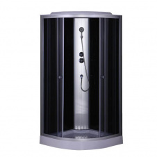 Душовий бокс Mixxus STRONG SB02-90x90x215-FB Satin з низьким піддоном (MI6887)