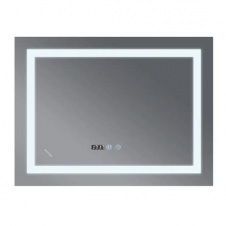 Дзеркало Mixxus Warm MR02-100x70 LED-підсвічування, антизапотівання, годинник (MI6002)