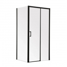 Душова кабіна без піддона Mixxus Premium Diverse SC03-100x80x195-TR Black (MI6866)