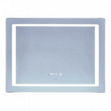 Дзеркало Mixxus Style MR03-80x60 LED-підсвічування, антизапотівання, годинник (MI6005)