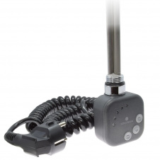 ТЕН для рушникосушки Schlosser 1.0, 600 W, антрацит (з кабелем) (603000105.RAL7016)
