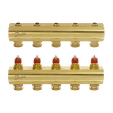 Розподільчий колектор Danfoss FHF5 без ротаметрів (088U0505)