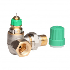 Клапан радіаторний під термоголовку Danfoss RA-DV 1/2" кутовий лівий (013G7720)