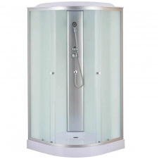 Душовий бокс Mixxus STRONG SB02-90x90x215-FB Satin з низьким піддоном (MI6886)