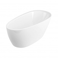 Ванна акрилова Radaway Carolina 150x73 окремостояча з ніжками та сифоном (WA1-53-150x073U)