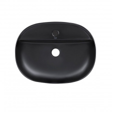 Раковина-чаша накладна Qtap Scorpio 500х385х120 чорний матовий (QT146533MB)