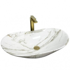 Раковина VBI Turin Lava Glossy білий VBI-011506