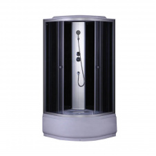 Душовий бокс Mixxus STRONG SB01-90x90x215-GR Satin з високим піддоном (MI6885)