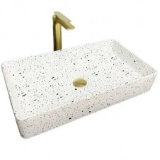 Раковина VBI Triest Mosaic Glossy білий VBI-012709