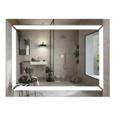 Дзеркало Mixxus Light MR01-70x50 LED-підсвічування, антизапотівання, годинник (MI6000)