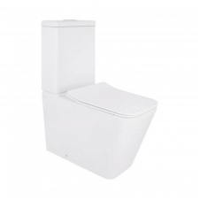 Унітаз-компакт Qtap Crow безобідковий з сідінням Soft-close QT05222170W