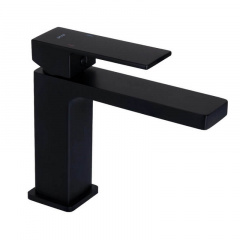 Змішувач для раковини Qtap Gemini Black Matt (QTGEM270BLM45674) Кам'янське