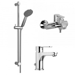 Набір змішувачів для ванни/душу Paffoni Blu хром (KITBLU001CR) Дубно