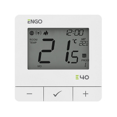 Терморегулятор для котла Engo E40-230W ZigBee білий (932312903) Чугуев