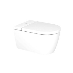 Унітаз підвісний з кришкою-біде Duravit Me by Stark SensoWash Rimless (2510092000_612001012000310) Сарни