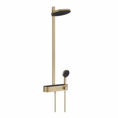 Душова система Hansgrohe Pulsify Showerpipe 260 2jet з термостатом шліфована бронза (24240140) Владимир-Волынский