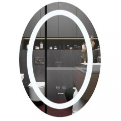 Дзеркало Mixxus Plain MV03-50x70 LED Touch, Anti-fog, димер, рег. яскравості (MI6664) Васильків