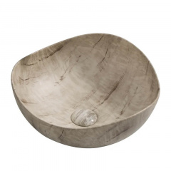 Раковина накладна Mixxus Premium Wave-0103 Marble 380x380x170 мм (MP6532) Запоріжжя