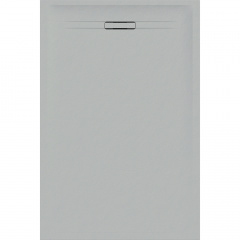Душовий піддон Geberit SESTRA 80x120х4 прямокутний, сірий, поверхня зі сланцевою структурою Геническ