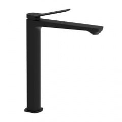Змішувач для умивальника Paffoni Tilt високий, без донного клапана чорний матовий (TI081NO) Запоріжжя