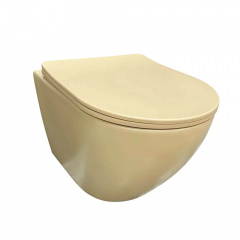 Унітаз підвісний VBI Vulcano Beige Matt (VBI-020408) Боярка