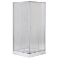Душова кабіна Mixxus CUBIC SCT01-100x100x195-FB Chrome (MI6904) Вишневе