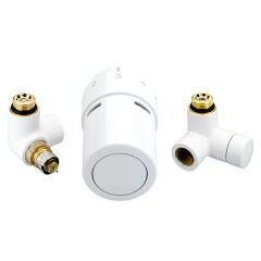Комплект термостатичний Danfoss RTX-set для рушників Білий/лівий (013G4137) Бушеве