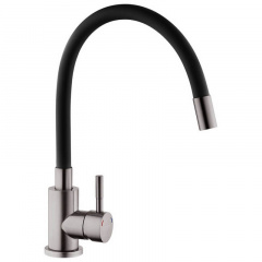 Змішувач для кухні Kroner KRP Edelstahl Klassisch - PVD035BLK Славута