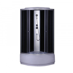 Душовий бокс Mixxus STRONG SB01-90x90x215-GR Satin з високим піддоном (MI6885) Дніпрорудне
