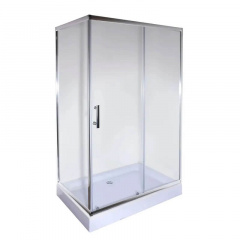 Душова кабіна Mixxus Hard SCT01-100x80x198-TR Chrome (MI6908) Боярка